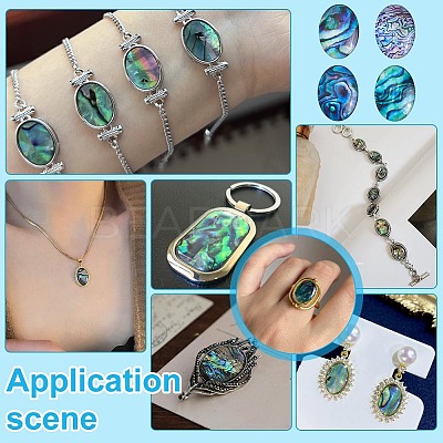 50Pcs Lampwork Cabochons LAMP-PH0001-45-1