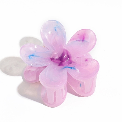 Gradient Color Plastic Claw Hair Clips PW-WGBEE53-02-1