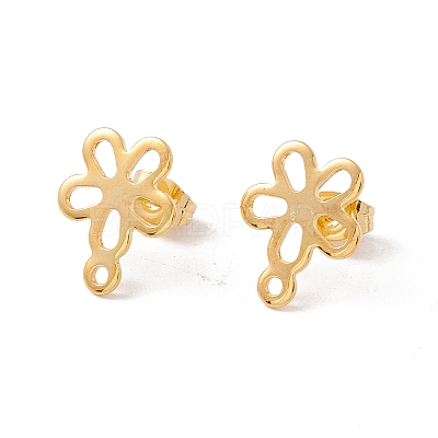 201 Stainless Steel Stud Earring Findings X1-EJEW-A071-06G-1