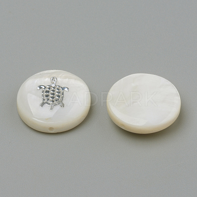 Natural Freshwater Shell Beads SHEL-Q011-005P-1