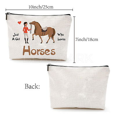 Nurse Theme Polycotton Canvas Stroage Bags ABAG-WH0029-091-1