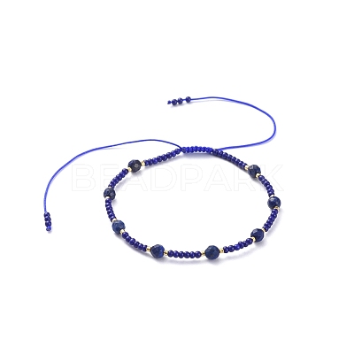 Adjustable Braided Bead Bracelets BJEW-JB04902-02-1