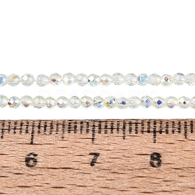 Transparent Glass Beads Strands EGLA-N028-01A-A07-1