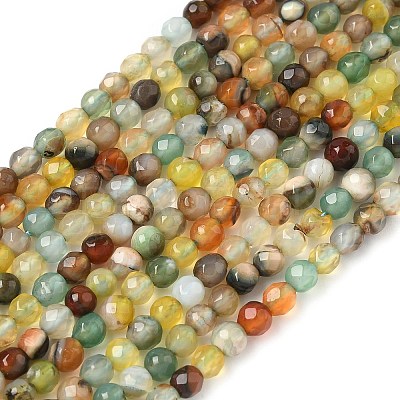 Natural Agate Beads Strands G-H302-A01-11-1