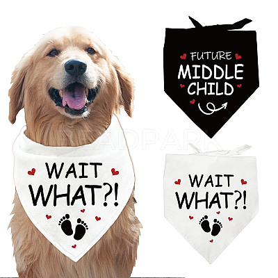 Cotton Dog's Kerchief AJEW-WH0592-001-1