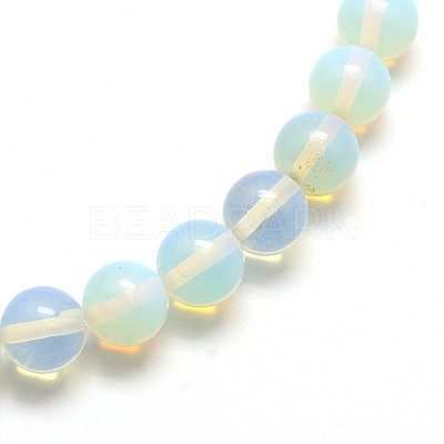 Opal Round Beads Strands G-O047-08-10mm-1