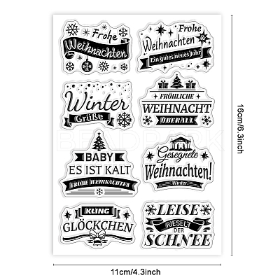 Custom Summer Theme PVC Plastic Clear Stamps DIY-WH0631-0445-1