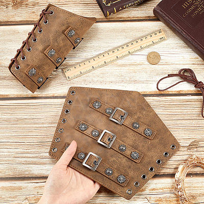 Adjustable Imitation Leather Cord Bracelet AJEW-WH0010-51A-1