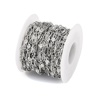 Non-Tarnish 304 Stainless Steel Link Chain CHS-H028-07A-P-1