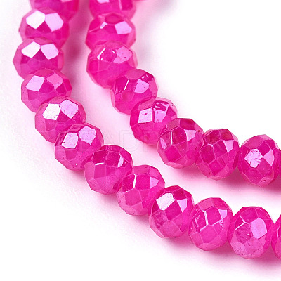 Baking Paint Glass Beads Strands DGLA-A034-J2mm-C01-1