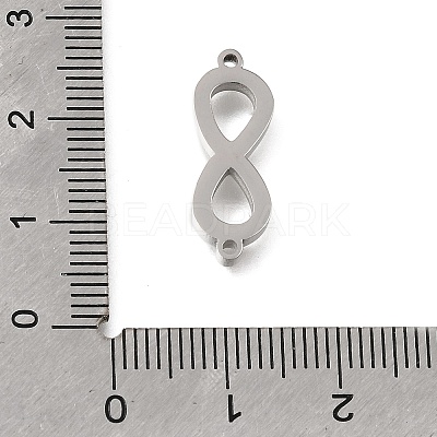 304 Stainless Steel Polishing Infinity Connector Charms STAS-E532-05P-1
