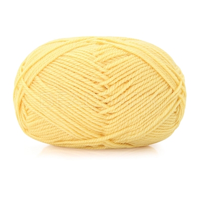 Mercerized Silk Wool Knitting Crochet Yarn PW-WGE3D48-23-1