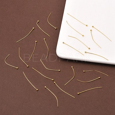 Brass Ball Head Pins KK-R020-07G-1