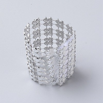 Plastic Rhinestone with Polyester Napkin Holder Adornment AJEW-WH0183-13A-1