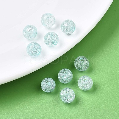Transparent Crackle Acrylic Beads MACR-S373-66-N07-1