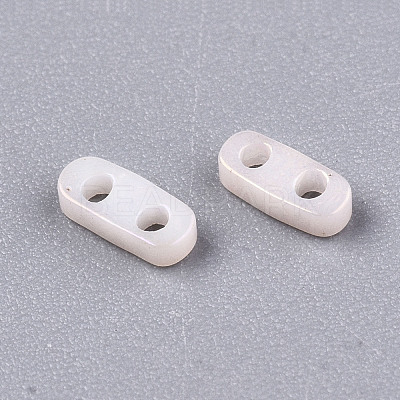 FGB 2-Hole Glass Seed Beads X-SEED-S031-S-SQ1204R-1