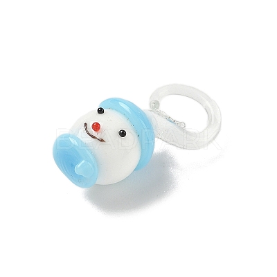 Christmas Handmade Lampwork Pendants LS-LAMP-L081-01C-1