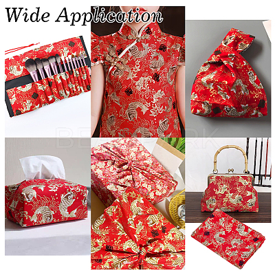 Japanese Style Cotton Fabric DIY-WH0504-797B-1