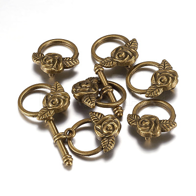 Tibetan Style Toggle Clasps LS-MLF0026Y-NF-1