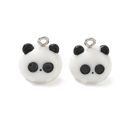 Animal Theme Opaque Resin Pendants RE-CBA4C51-02P-02-1