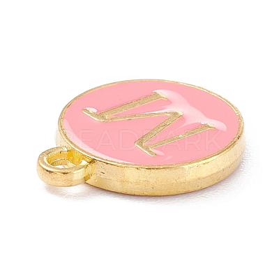 Golden Plated Alloy Enamel Charms ENAM-Q437-14M-1