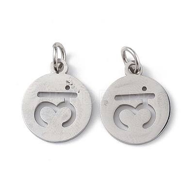Non-Tarnish 304 Stainless Steel Charms LS-STAS-Q201-T451P-1