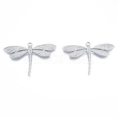 Non-Tarnish 304 Stainless Steel Pendant Rhinestone Settings STAS-N098-196P-1