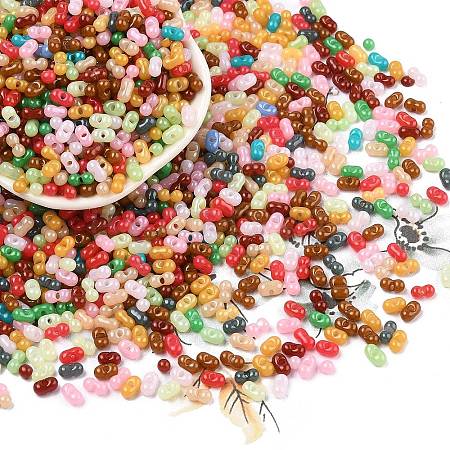 Baking Paint Glass Seed Beads SEED-L011-09A-01-1