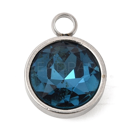 Birthstone Theme September 304 Stainless Steel Pendants STAS-G082-17P-09-1