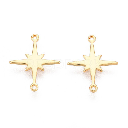 Brass Connector Charms KK-N263-112G-1