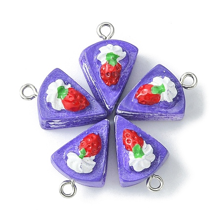 Opaque Resin Imitation Food Pendants CRES-YW0001-10B-1