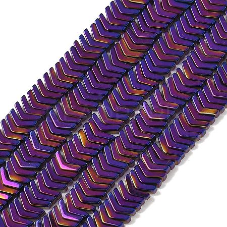 Electroplate Non-magnetic Synthetic Hematite Bead Strands G-F300-19-04-1