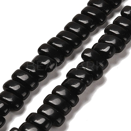 Natural Obsidian Beads Strands G-Q167-B11-01-1
