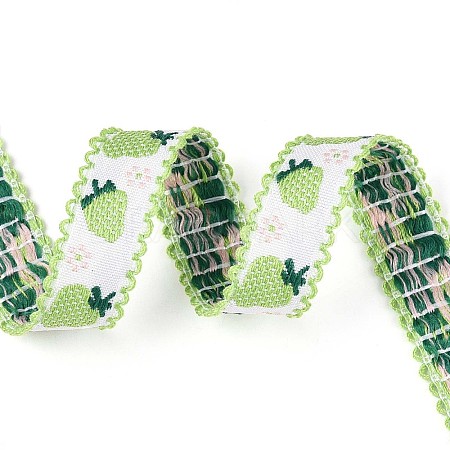 Polyester Strawberry Ribbon OCOR-T016-04G-1