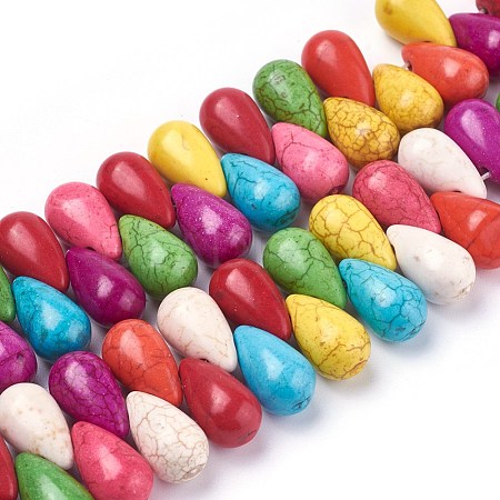 Synthetic Turquoise Beads Strands G-E520-02-1