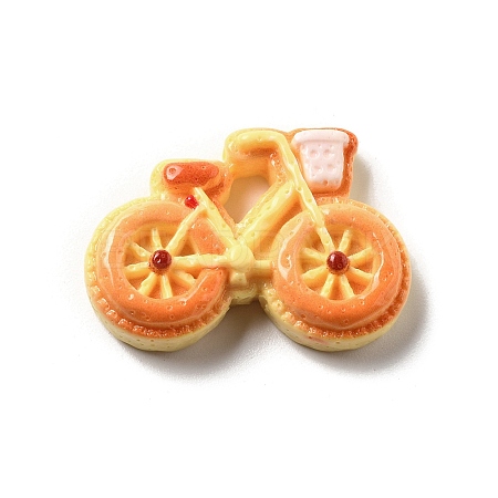 Vehicle Theme Opaque Resin Cabochons RESI-C056-03F-1