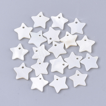 Freshwater Shell Pendants X-SHEL-S276-60A-1