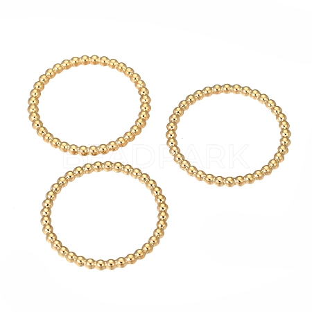 Ion Plating(IP) 304 Stainless Steel Linking Rings LS-STAS-L224-055C-G-1