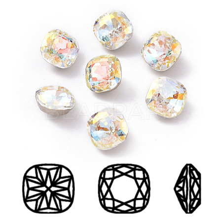 K9 Glass Rhinestone Cabochons RGLA-A025-03A-001LA-1