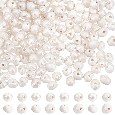 200Pcs 2 Colors Natural Cultured Freshwater Pearl Beads Strands PEAR-PH0001-20-1