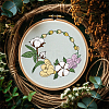 4 Sheets 11.6x8.2 Inch Stick and Stitch Embroidery Patterns DIY-WH0455-171-4