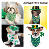 4Pcs 4 Styles Triangle Polyester Pet Handkerchi AJEW-CP0006-08B-04-6