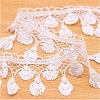 Polyester Tassel Ribbon for Jewelry Making OCOR-WH0076-01-2