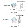30OPcs 2 Style Eco-Friendly Transparent Acrylic Beads TACR-YW0001-71-4