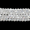 Imitation Jade Electroplate Glass Beads Strands EGLA-A039-J4mm-B06-1