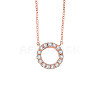 Real Rose Gold Plated NJEW-AA00089-17RG-1