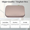 4Pcs Iron Jewelry Storage Boxes with Hinged Lid CON-SP0001-20C-6
