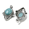 Synthetic Turquoise Big Pendants G-Z050-03A-2
