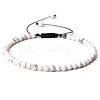 Adjustable Women's Howlite Beaded Bracelet CN3407-47-1