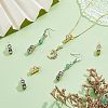 8pcs 2 Colors Brass Micro Pave Cubic Zirconia Donut Bails KK-HS0001-03-5